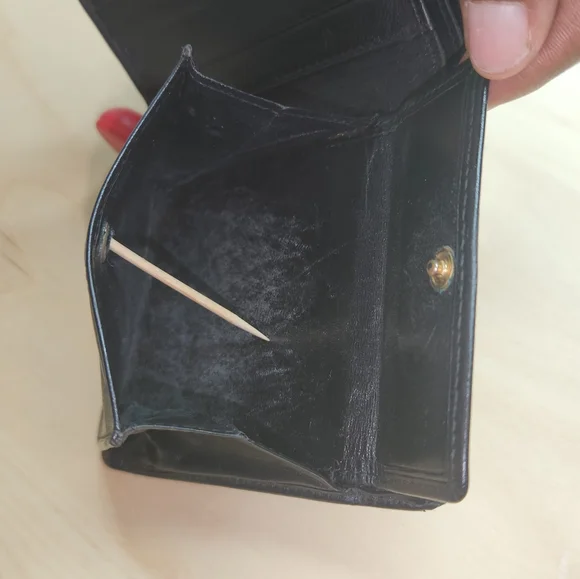Cartier Pasha Black Leather Bifold Wallet